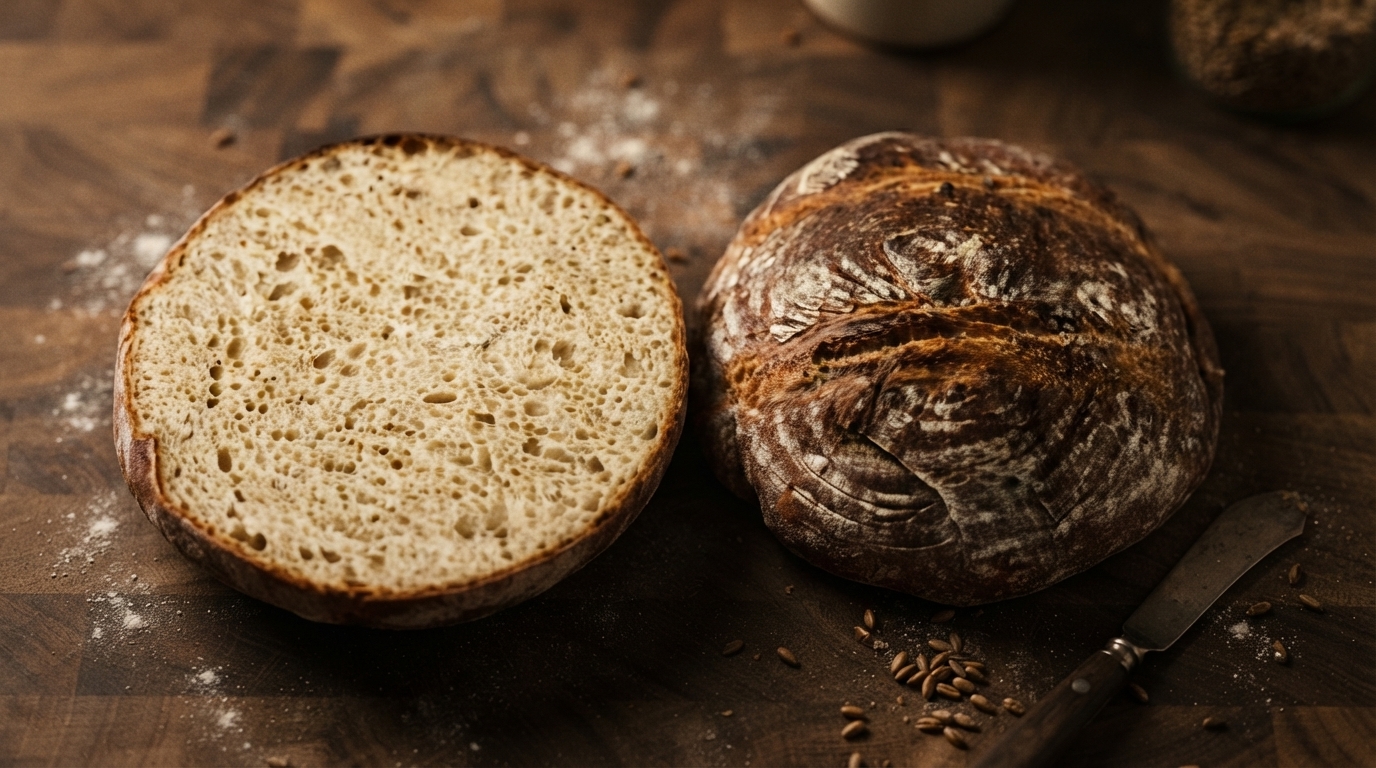 Editorial illustration for Glutenin Builds the Strength, Gliadin Builds the Stretch: How Sourdough Techniques Shape Your Rise