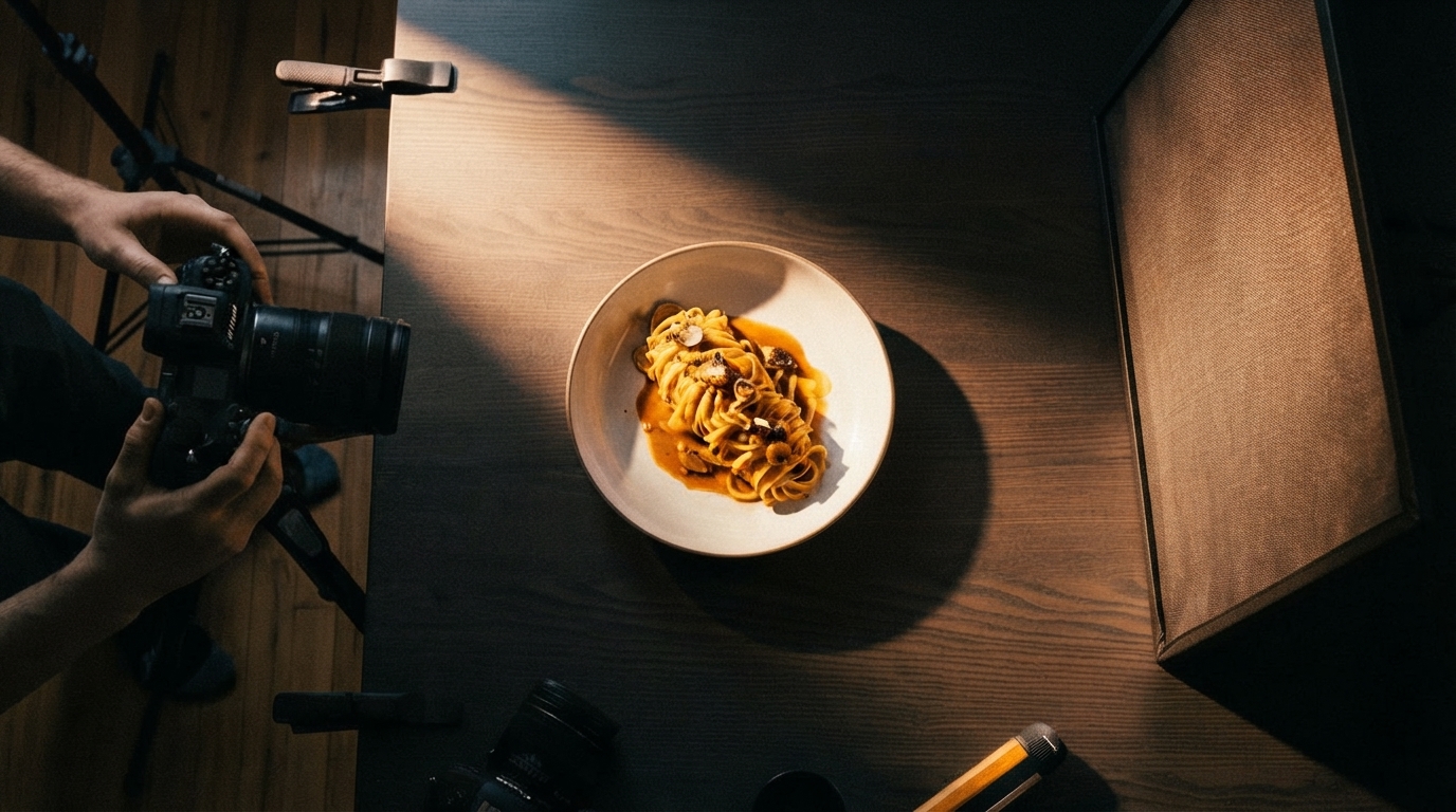 Editorial illustration for How to Choose Food Photography Lighting: Match Direction and Quality to the Mood and Texture You Want