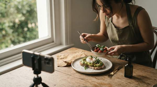 Editorial illustration for How to Compose and Light Your Food Photos: A Beginner's Framework for Better Shots at Home