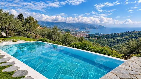 Poolside Days Above Santa Margherita Ligure at Luxury Unique Places’ Villa San Lorenzo